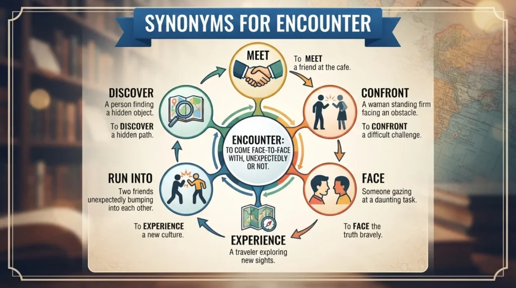 synonyms for encounter