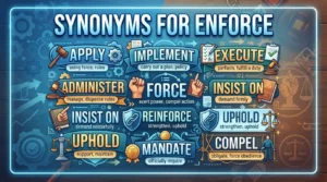 synonyms for enforce