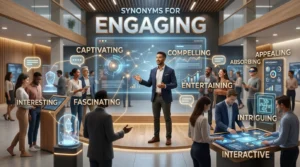 synonyms for engaging