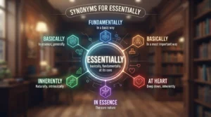 synonyms for essentially