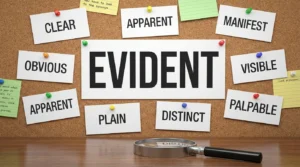 synonyms for evident