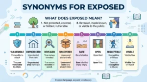 synonyms for exposed