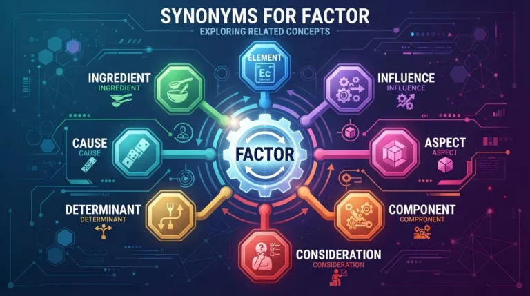 synonyms for factor