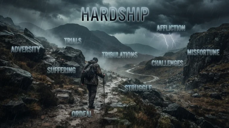 synonyms for hardships
