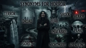 synonyms for horror