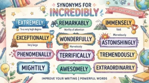 synonyms for incredibly