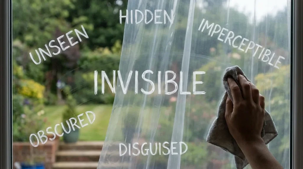 synonyms for invisible