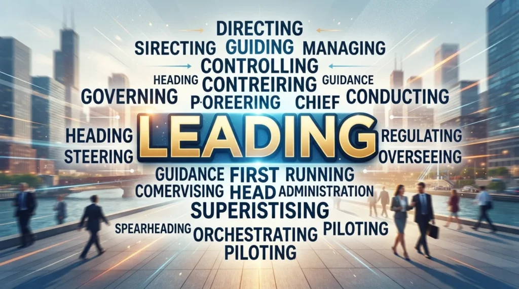 synonyms for leading