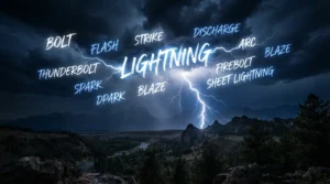 synonyms for lightning