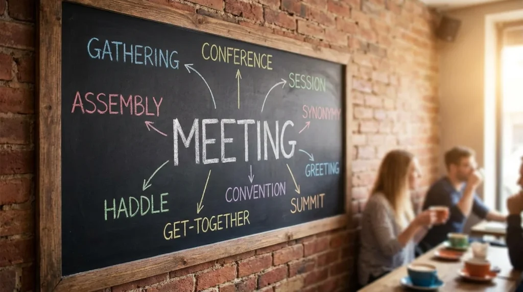 synonyms for meeting