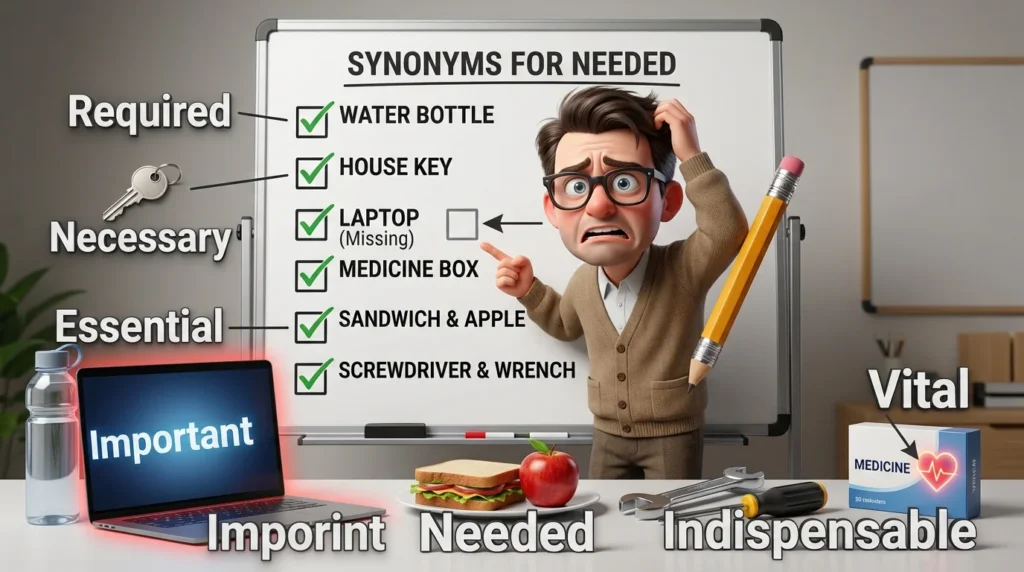 synonyms for needed