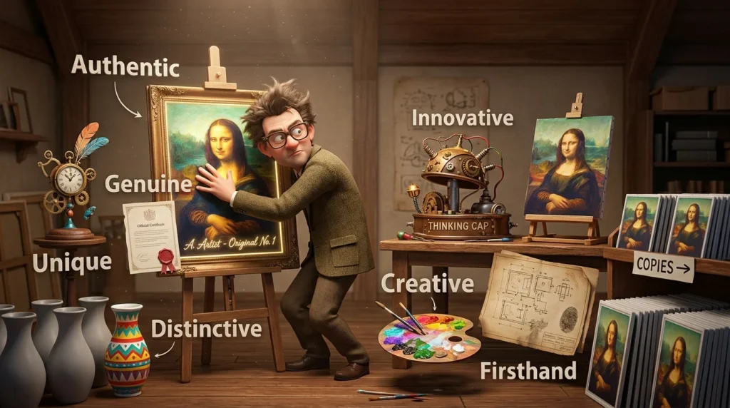 synonyms for original