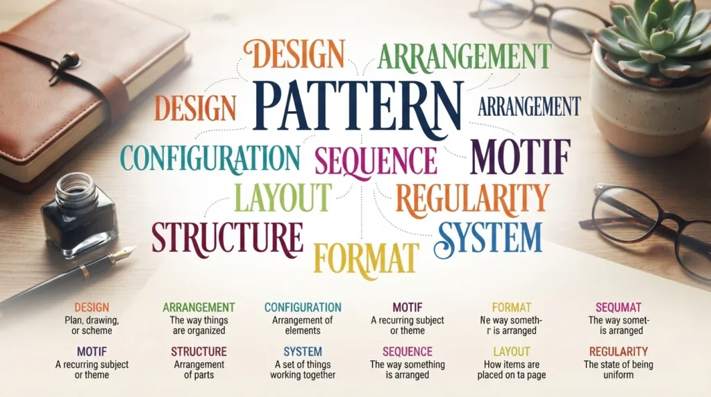 synonyms for pattern
