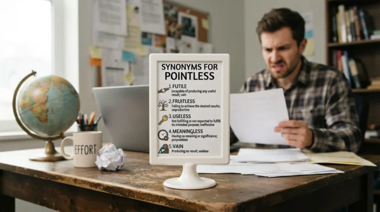 synonyms for pointless