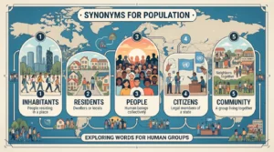 synonyms for population