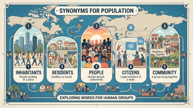 synonyms for population