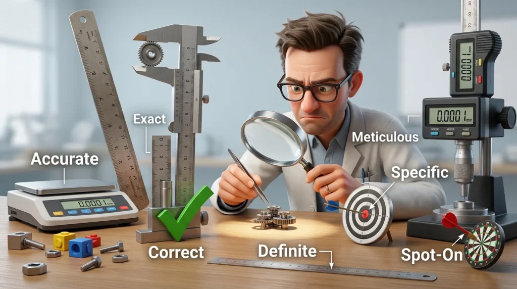 synonyms for precise
