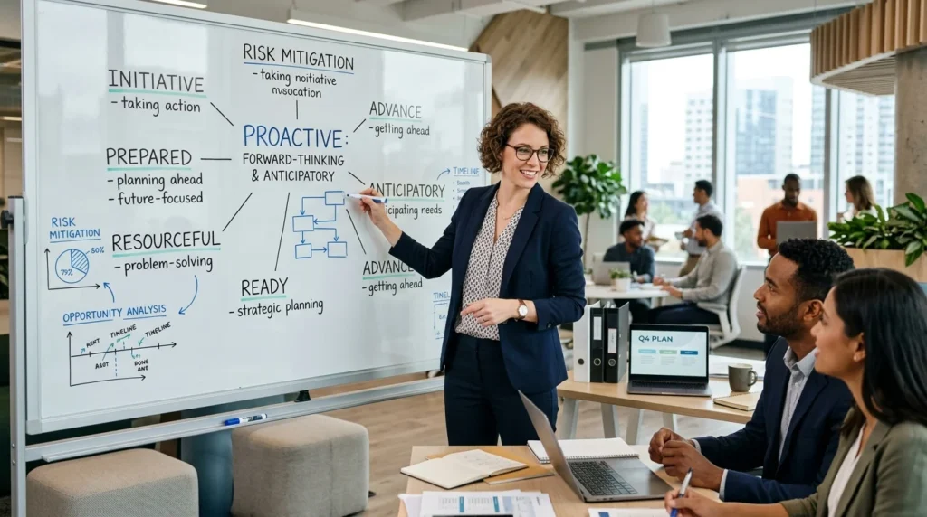 synonyms for proactive