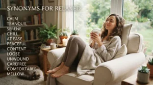 synonyms for relaxed