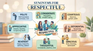 synonyms for respectful