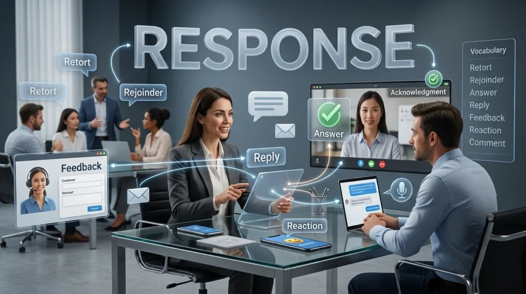 synonyms for response