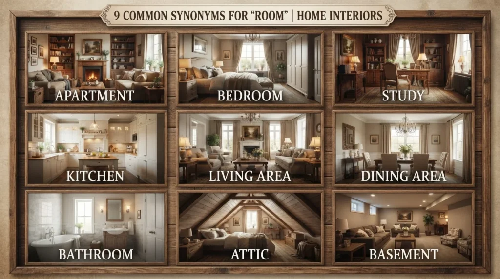 synonyms for room