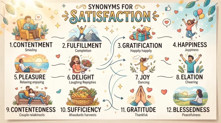 synonyms for satisfaction