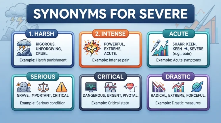 synonyms for severe
