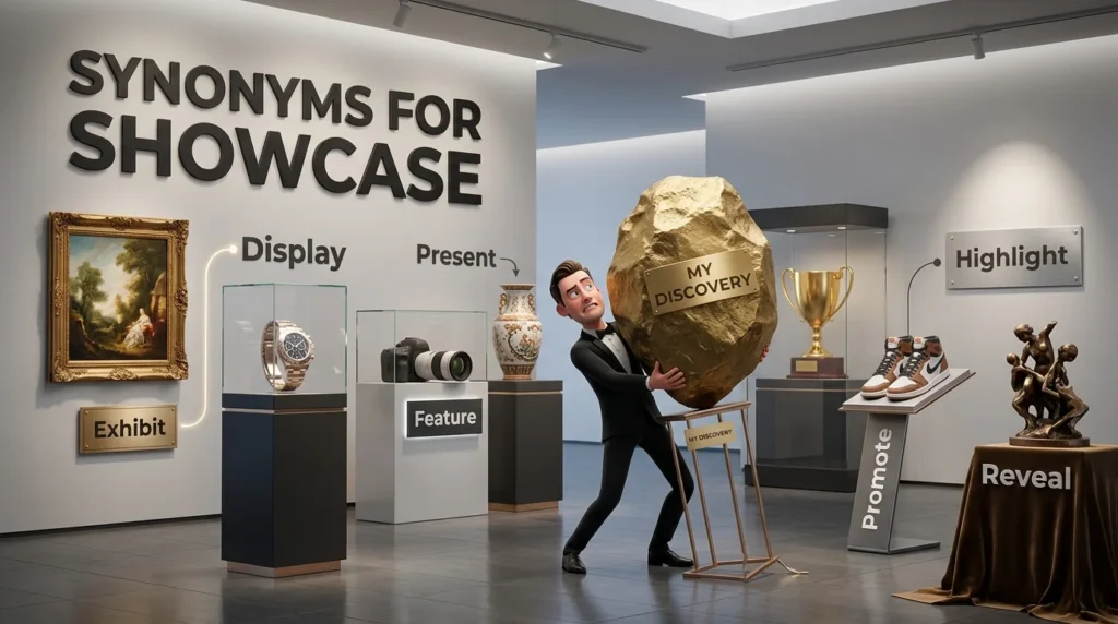 synonyms for showcase