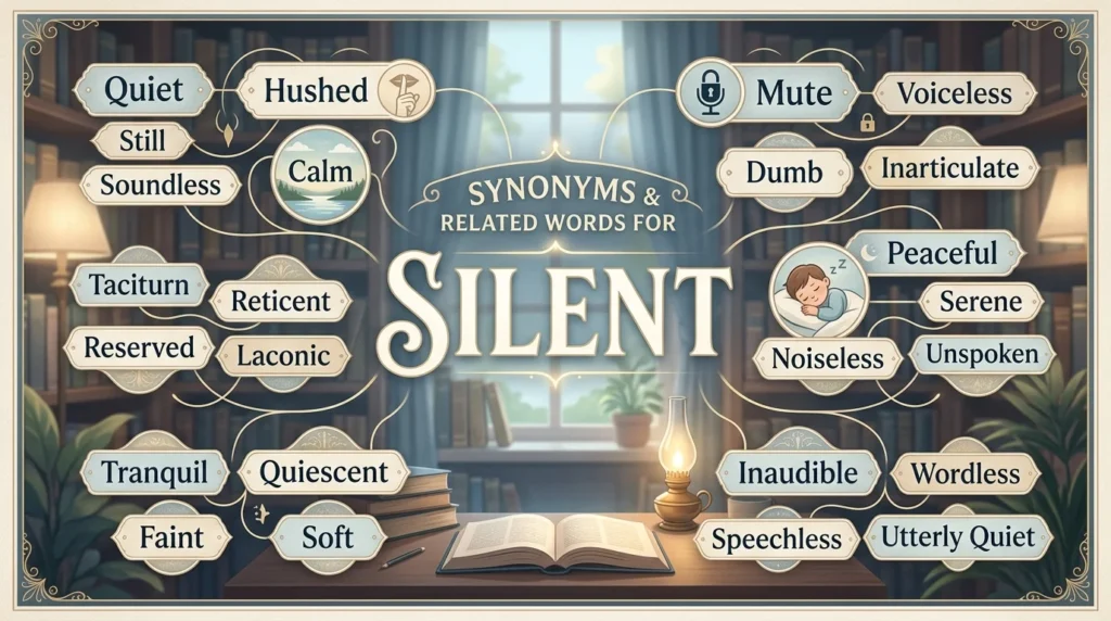 synonyms for silent