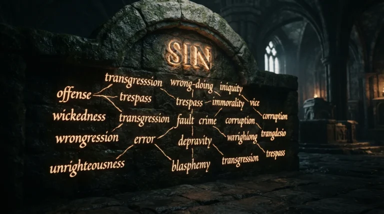 synonyms for sin