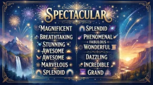 synonyms for spectacular