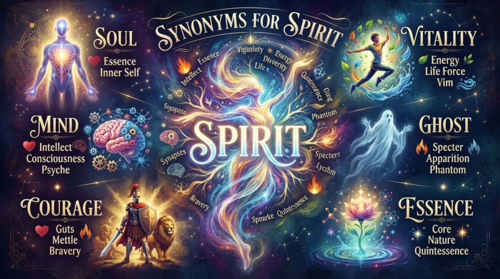 synonyms for spirit