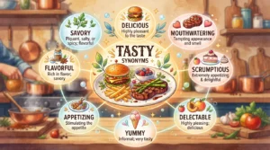 synonyms for tasty