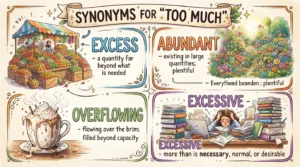 synonyms for too much