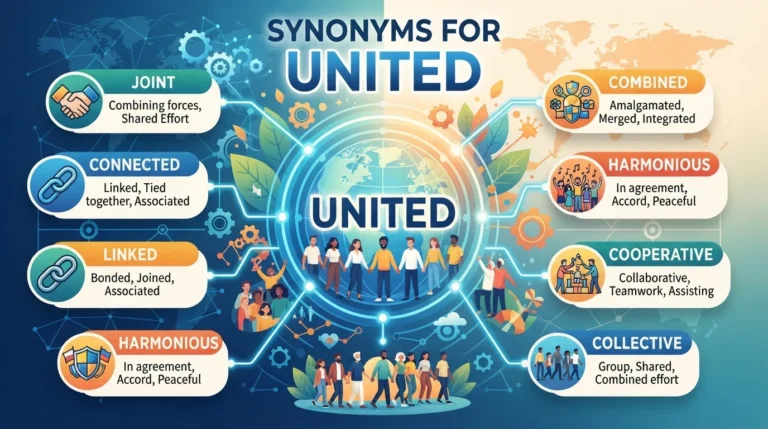 synonyms for united