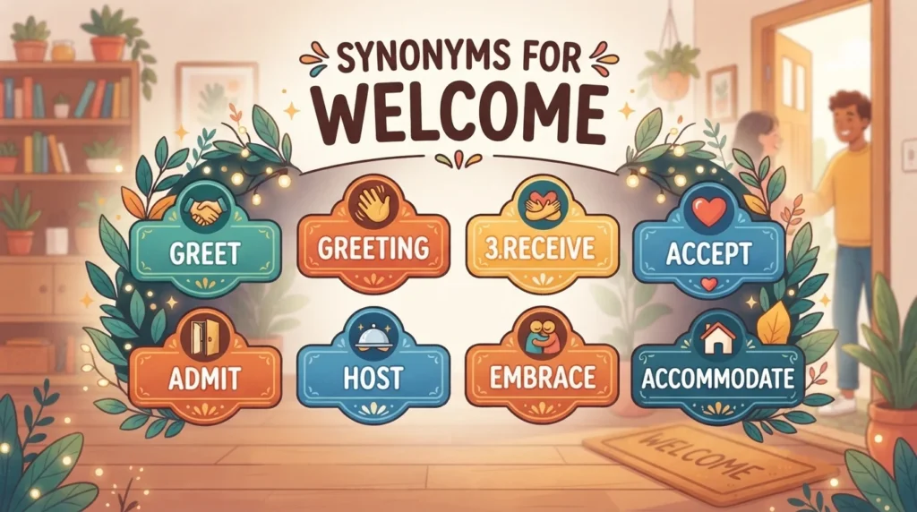 synonyms for welcome